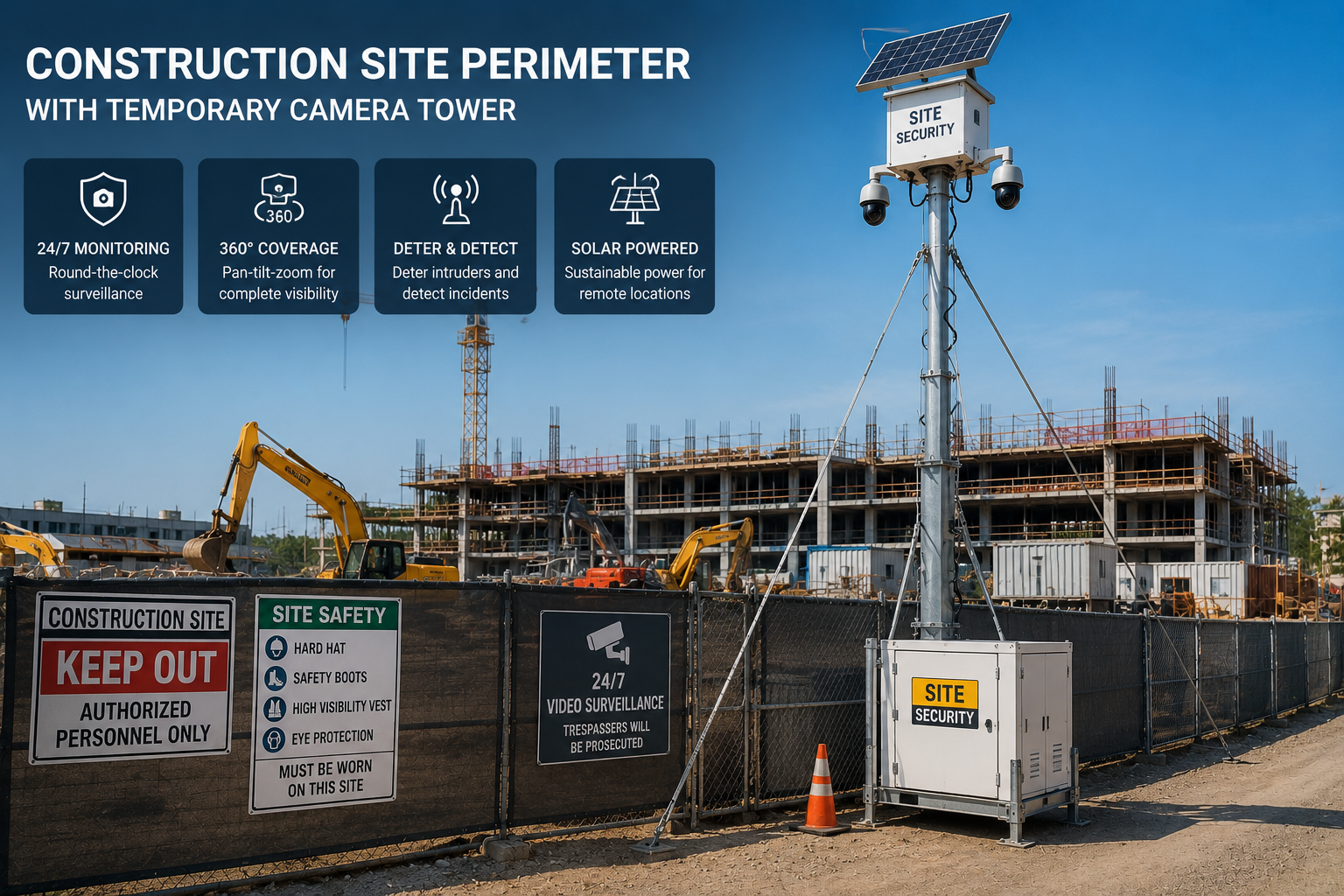 Security systems for construction sites Malaysia