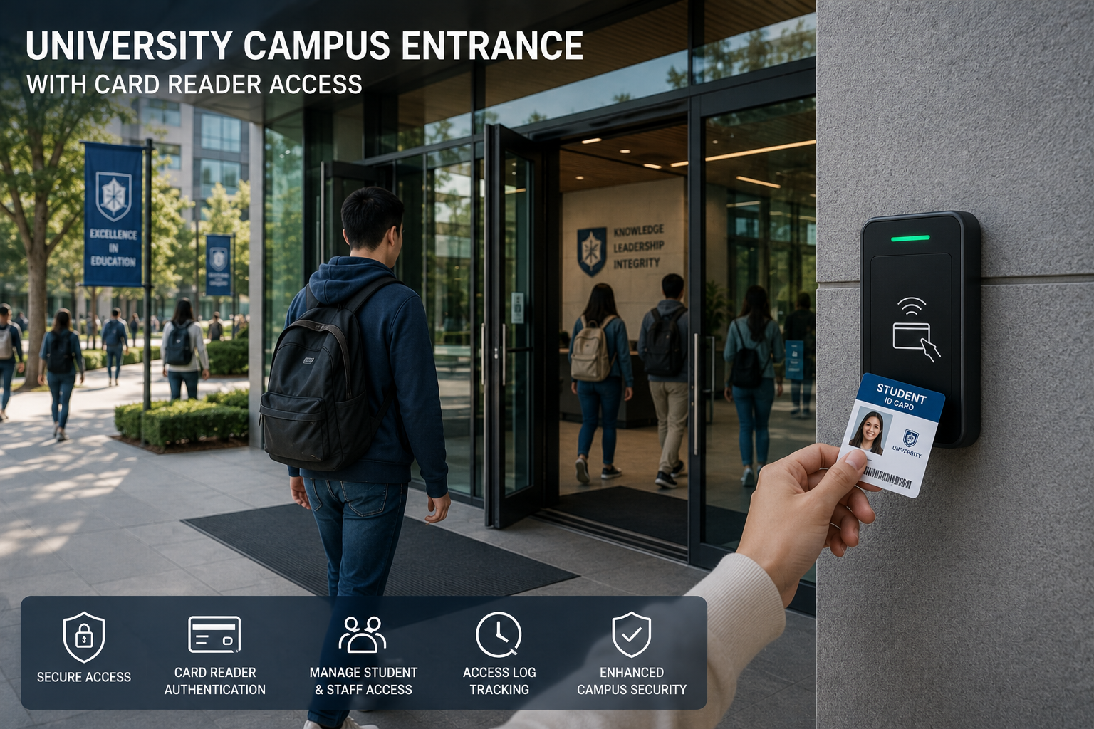 Access control system for university and school