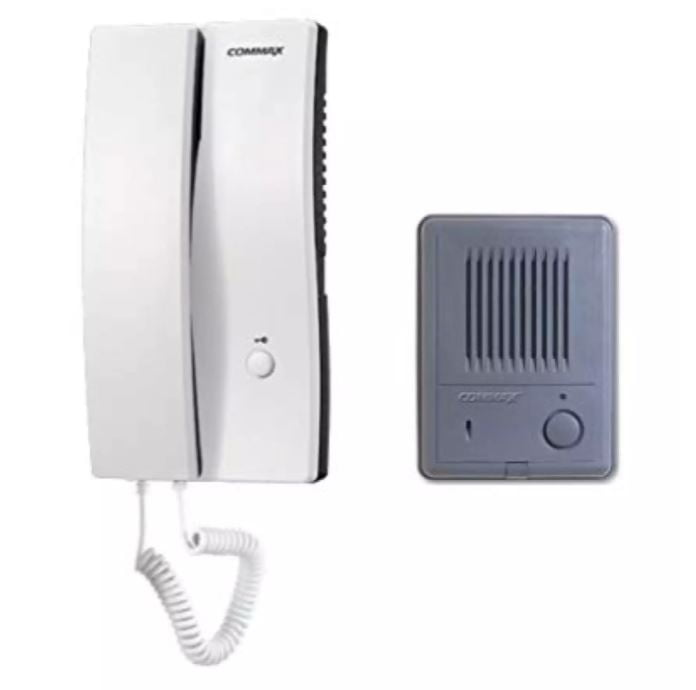 Commax 1-to-1 audio intercom handset and door station