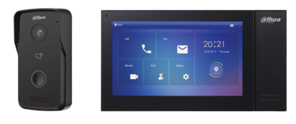 IP video intercom door station and touchscreen monitor from Dahua or Hikvision
