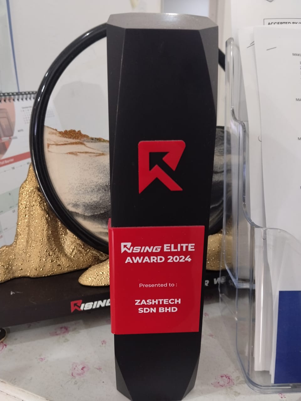 Rising Elite Award 2024 presented to Zashtech Sdn Bhd